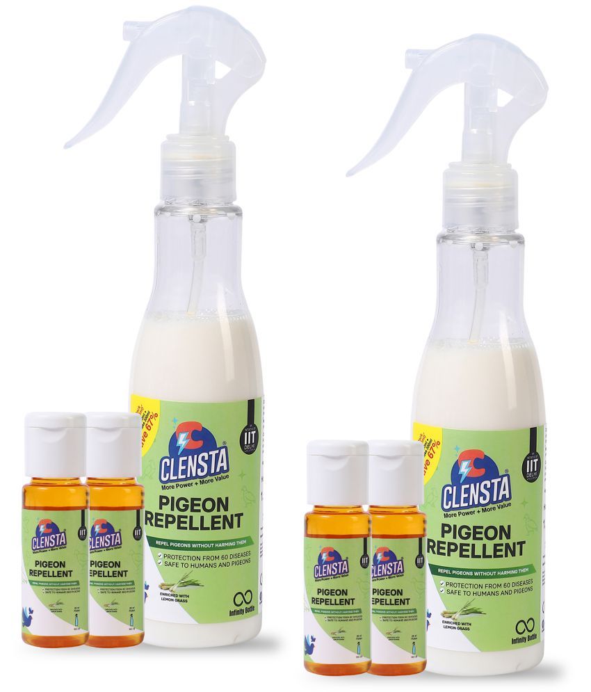 Clensta Pigeon Repellent Spray Harmless for Pigeon Get Positive