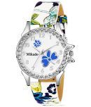 Mikado Leather Round Womens Watch