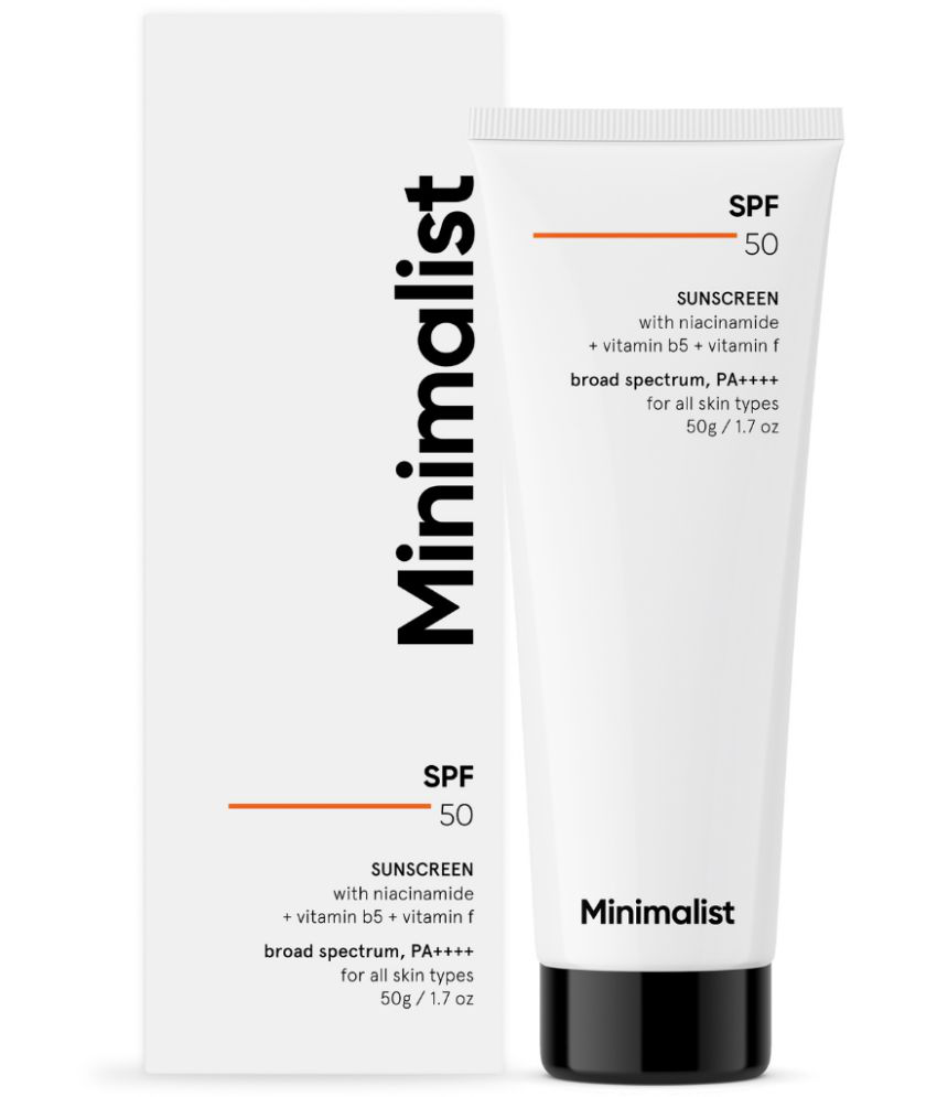     			Minimalist Multi Vitamin SPF 50 PA ++++ Sunscreen for Complete Sun Protection, 50g