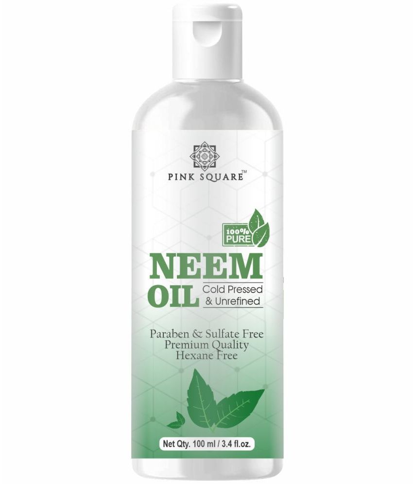     			pink square 100% Cold Pressed Pure Neem Oil For Hair Growth 100 mL