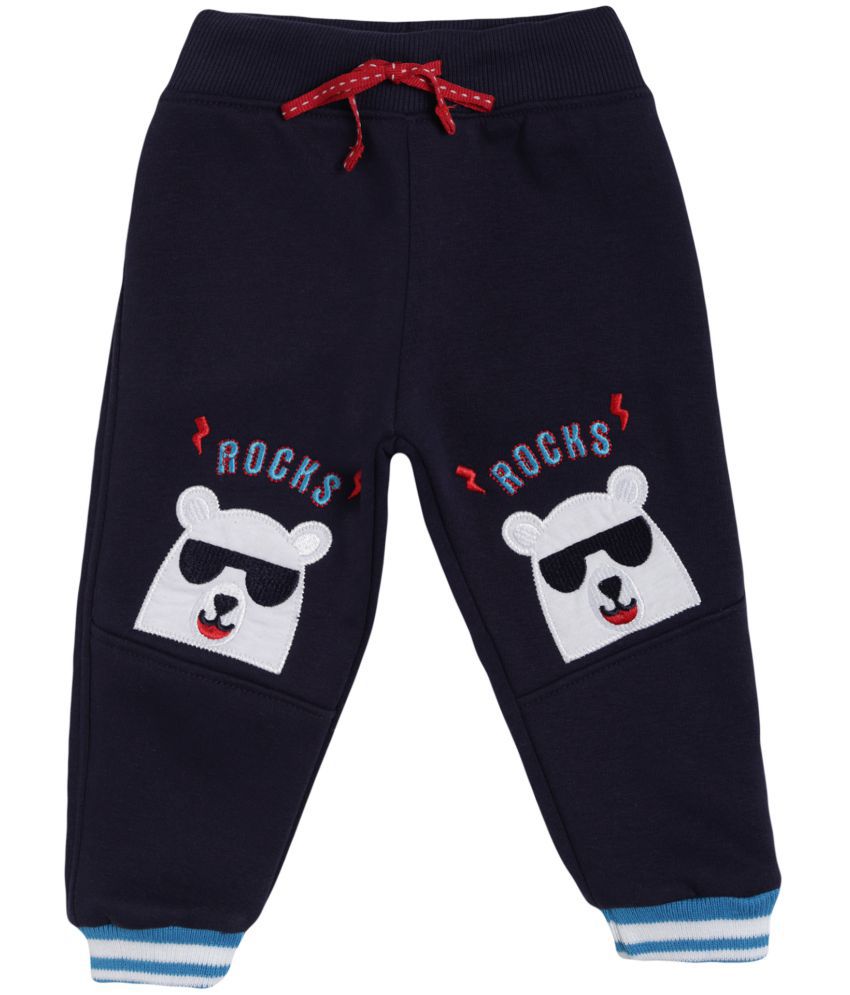     			BOYS TRACK PANT  SOLID NAVY