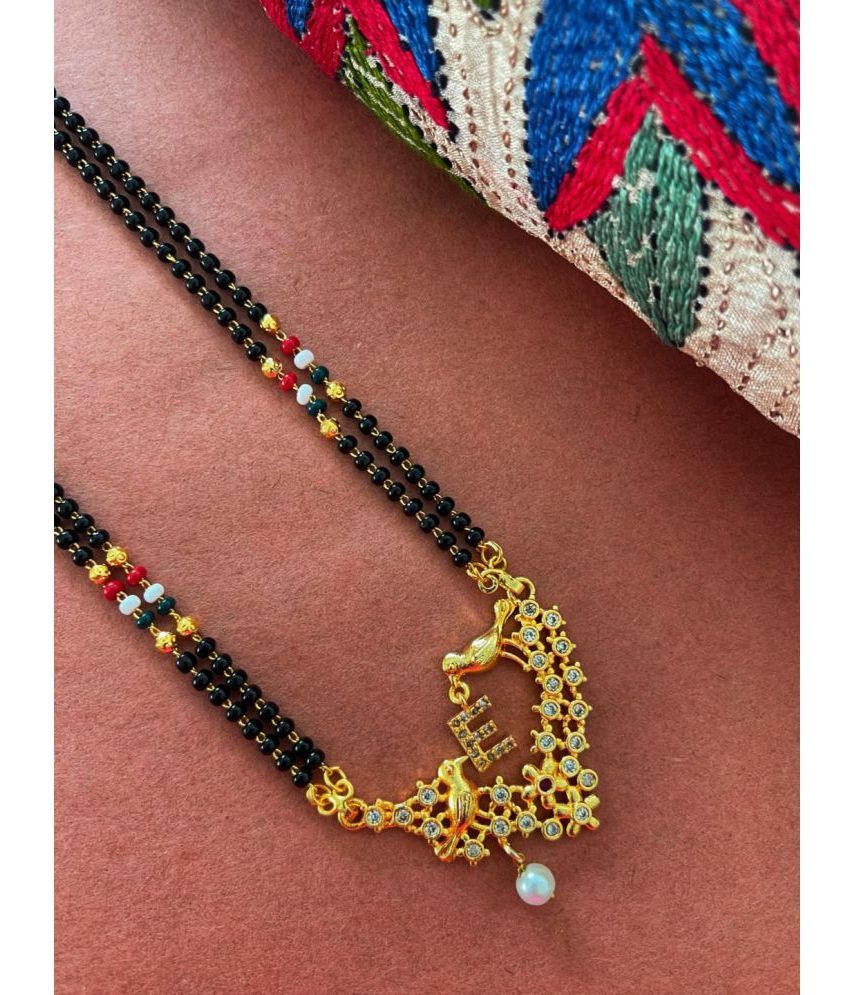 Love Birds Mangalsutra Necklace Designs 