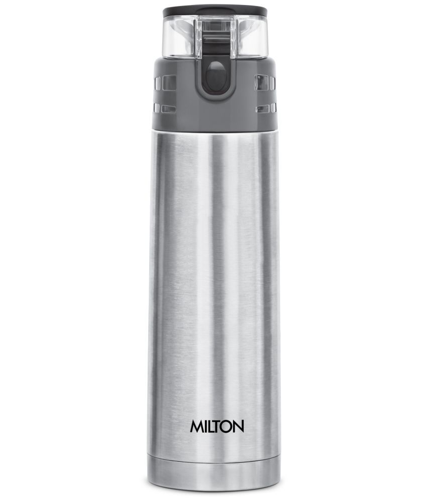     			Milton Atlantis 600 Thermosteel Hot and Cold Water Bottle, 500 ml, Silver