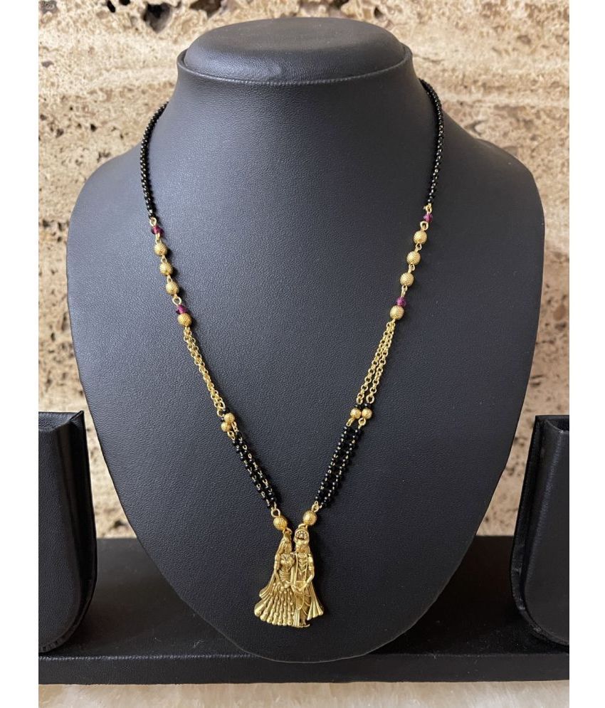 Short Mangalsutra Designs Gold Plated 