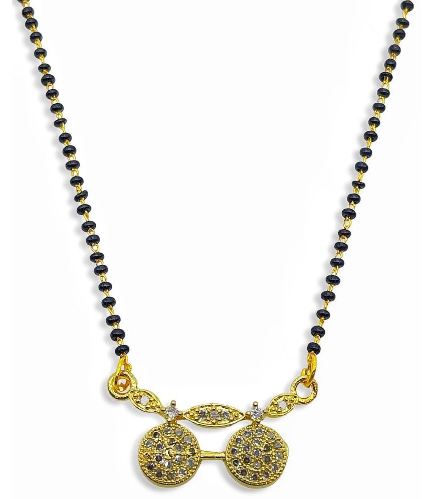 Short Mangalsutra Designs Gold Plated 