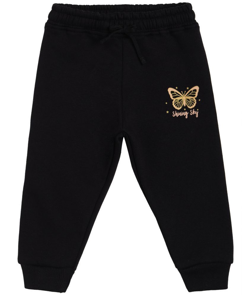     			GIRLS TRACK PANT  SOLID BLACK