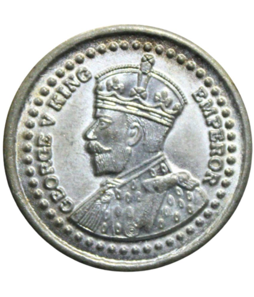     			Fifth King George - Silverplated Coin - Weight Between 9-10 Grams