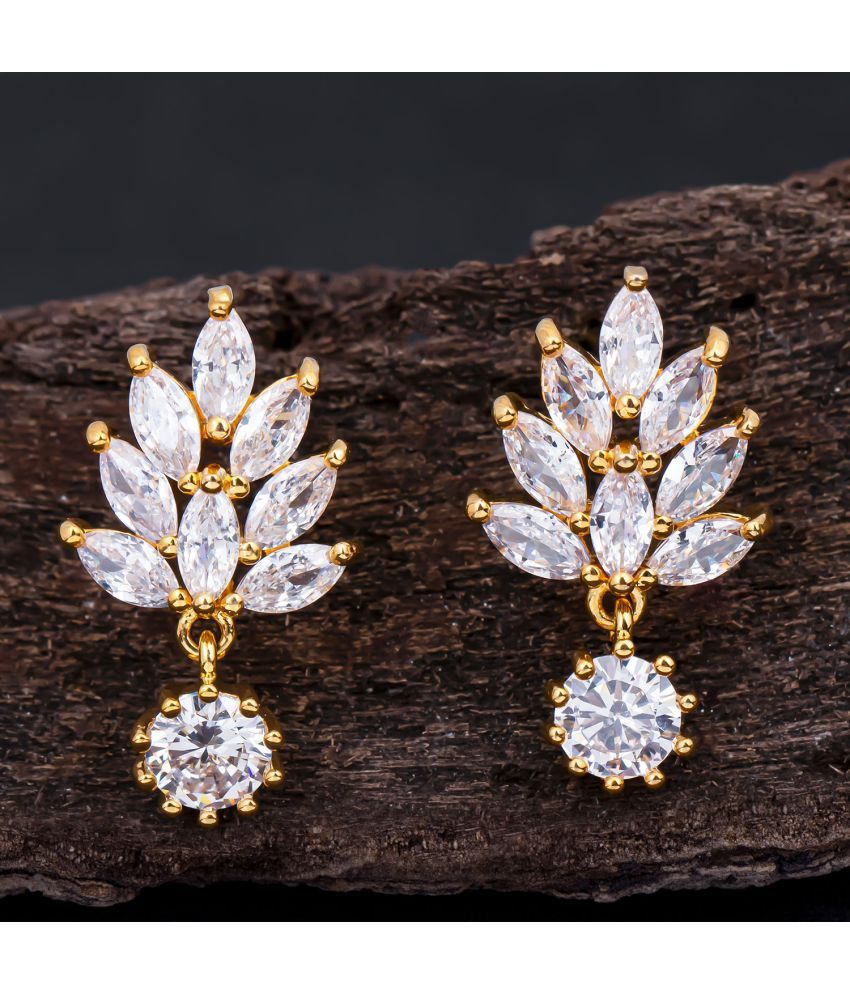     			Sukkhi Fine Gold Plated Drop Earring For Women