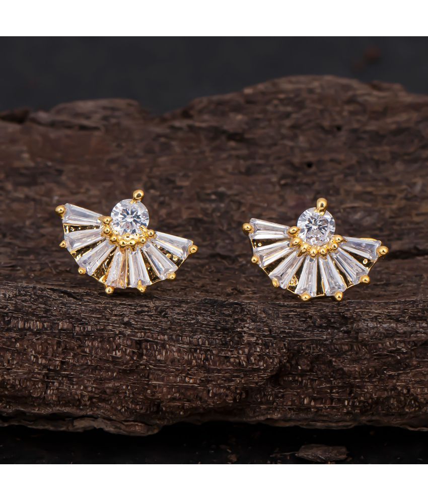     			Sukkhi Glistening Gold Plated Stud Earring For Women