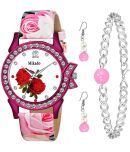 Mikado Leather Round Womens Watch