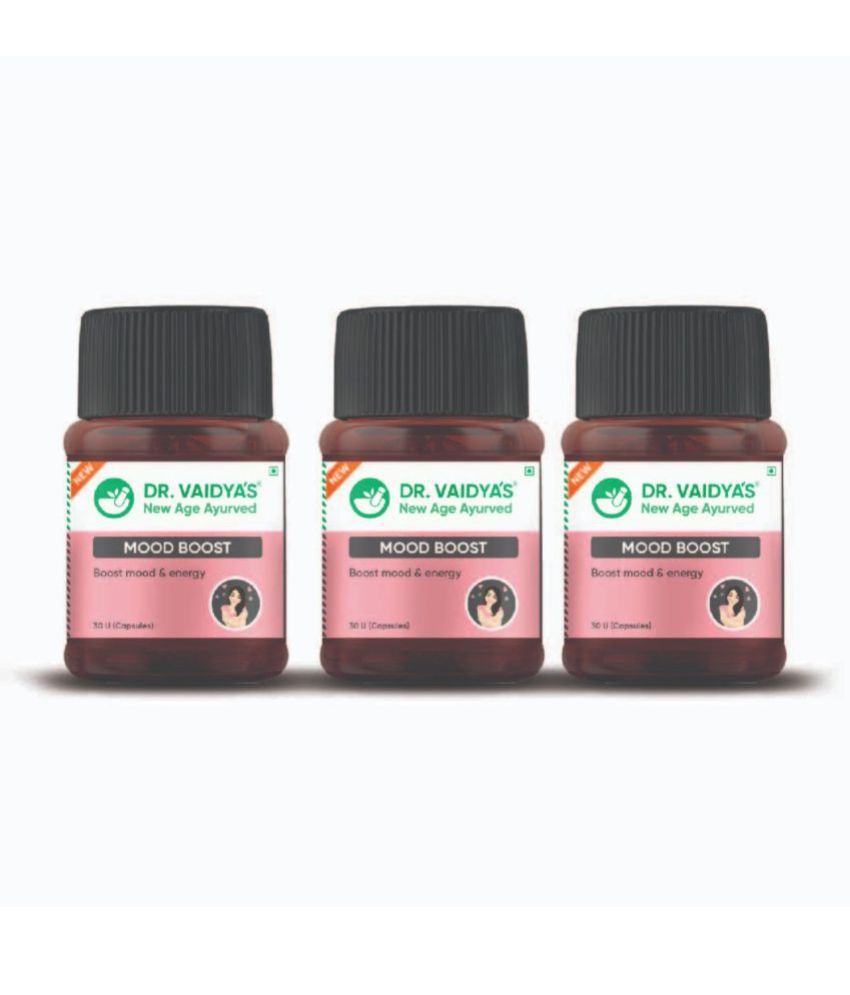     			Dr. Vaidya's Mood Boost Capsules To Improve Mood, Drive & Energy In Women Pack of 3