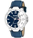 HMTL - Blue Leather Analog Men's Watch