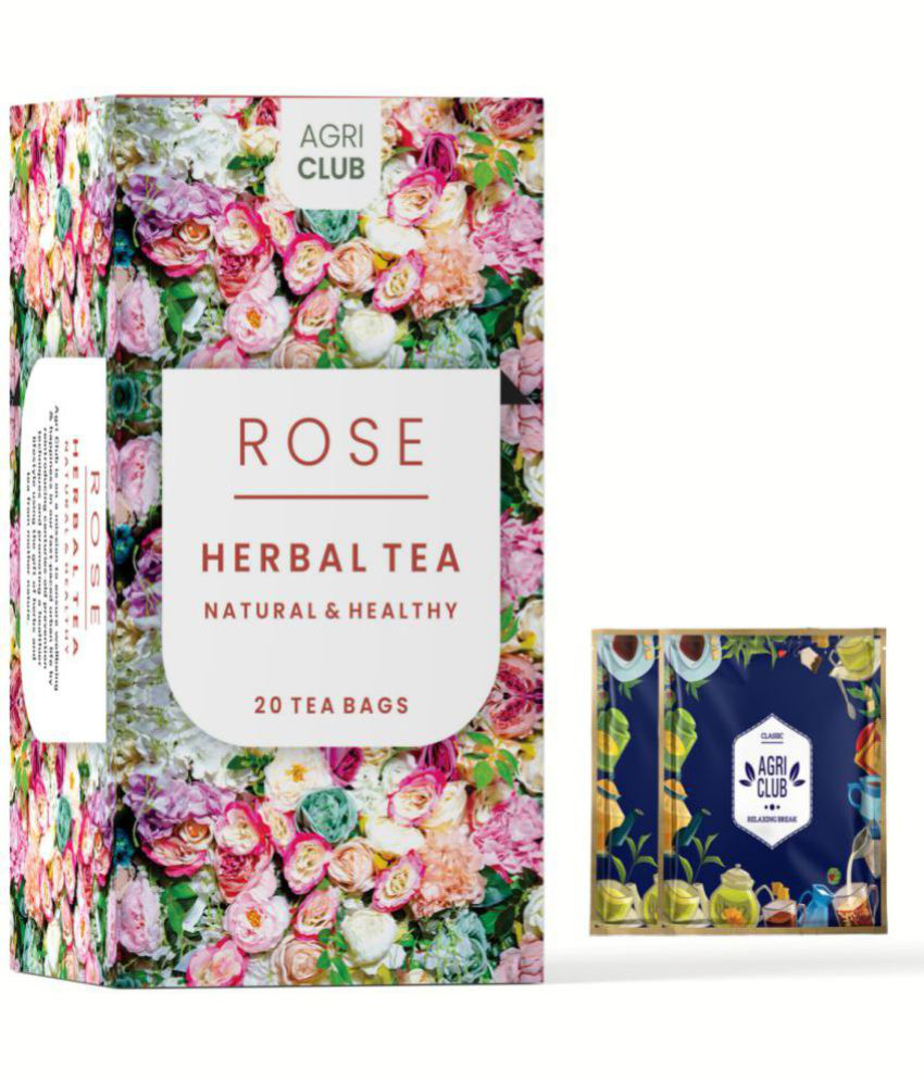     			AGRI CLUB Black & Herbal Tea Bags Rose Herbal Infusion Tea 20 no.s