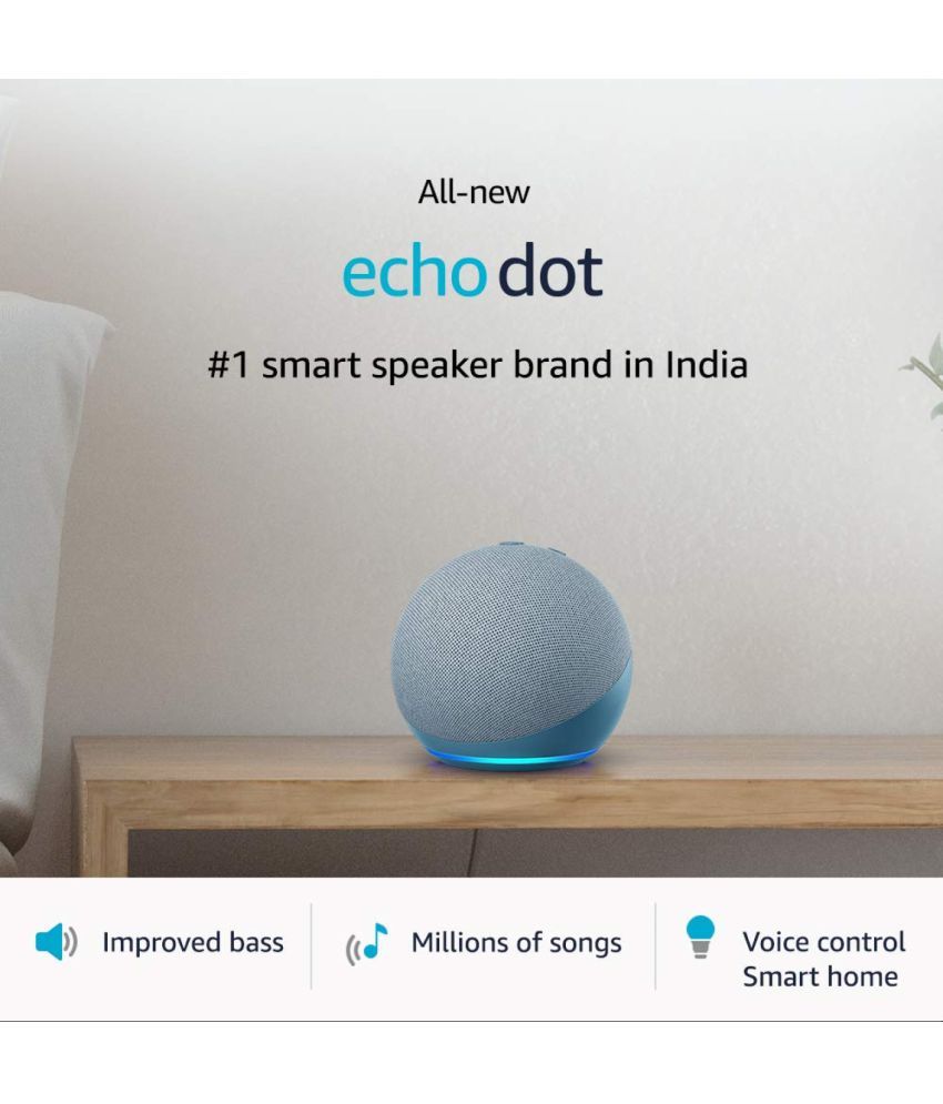 Amazon Dot 4th Gen Bluetooth Speaker Blue Buy Amazon Dot 4th Gen
