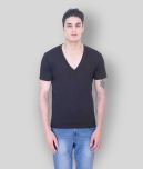 Wild West Pack of 1 Cotton Regular Fit Men's T-Shirt ( Black )