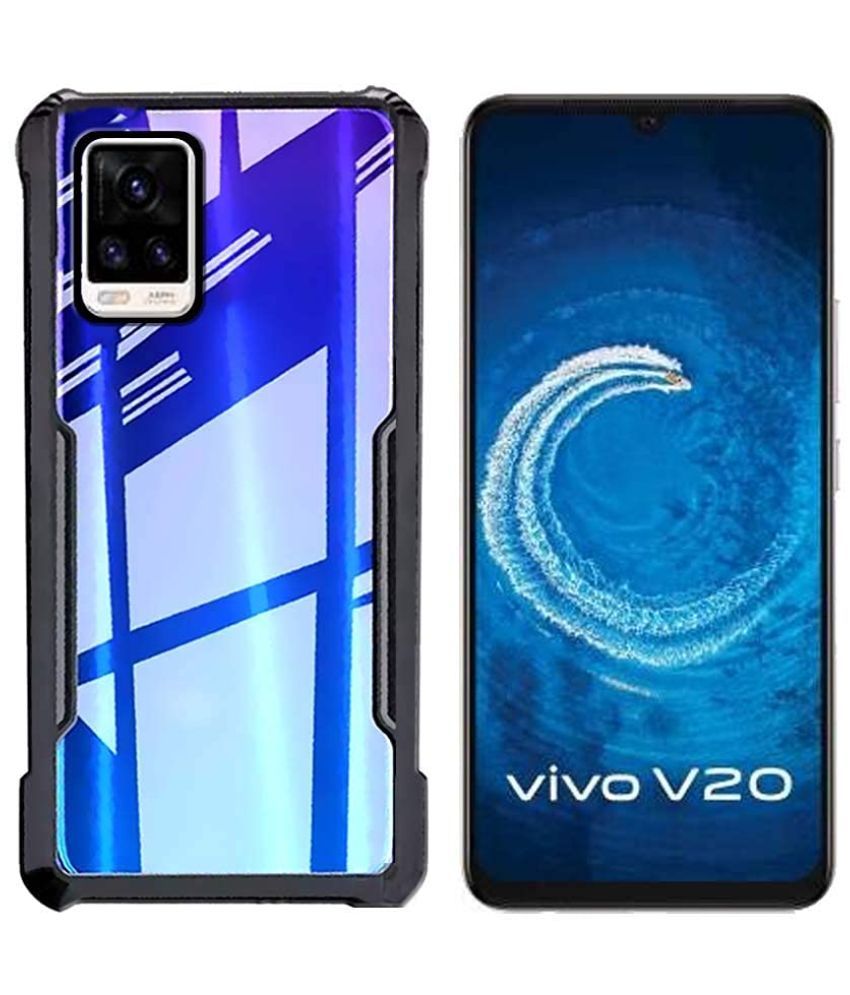     			Doyen Creations Black Shock Proof Case For Vivo V20 - Air Edge