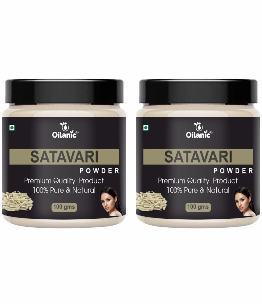     			Oilanic Natural Satavari Powder For Haircare Face Pack Masks 200 gm Pack of 2