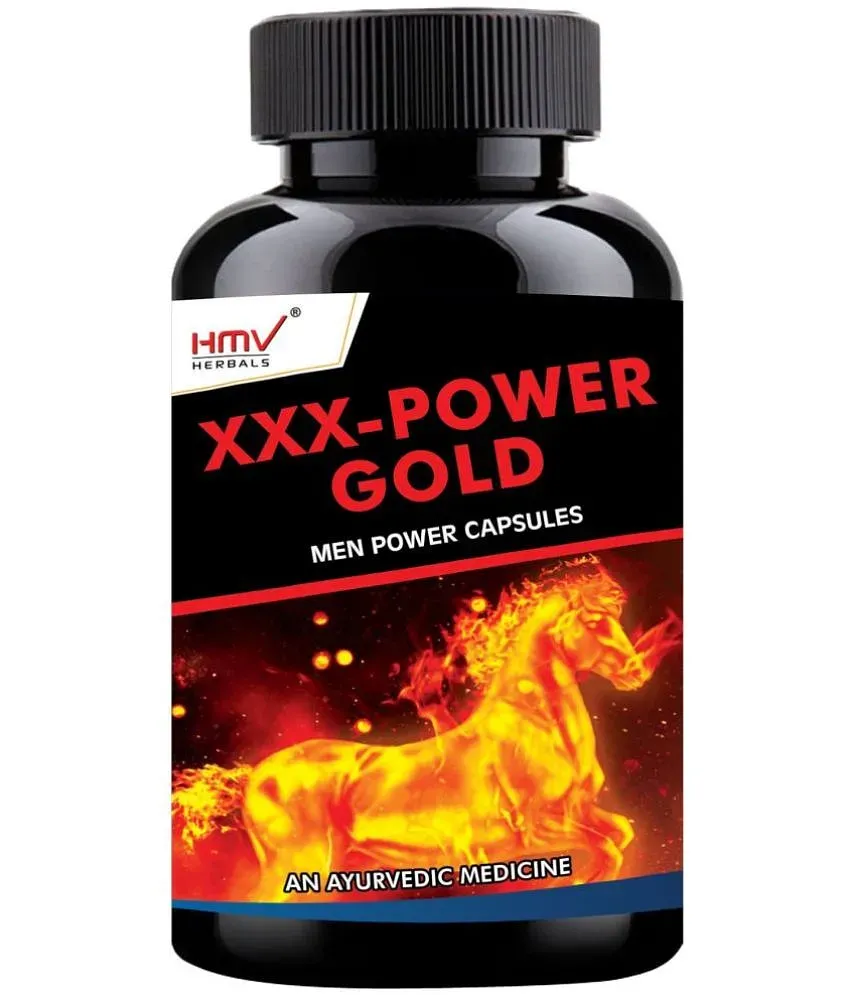 HMV Herbals XXX Power Gold Capsules for Men Herbal Capsule 30 no.s Pack Of  1: Buy HMV Herbals XXX Power Gold Capsules for Men Herbal Capsule 30 no.s  Pack Of 1 at