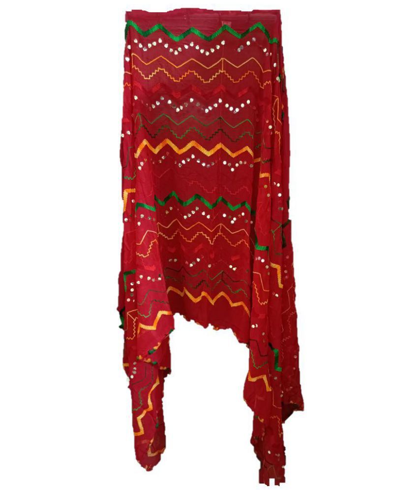     			BBQSTYLE Multicoloured Chiffon Dupatta - Single