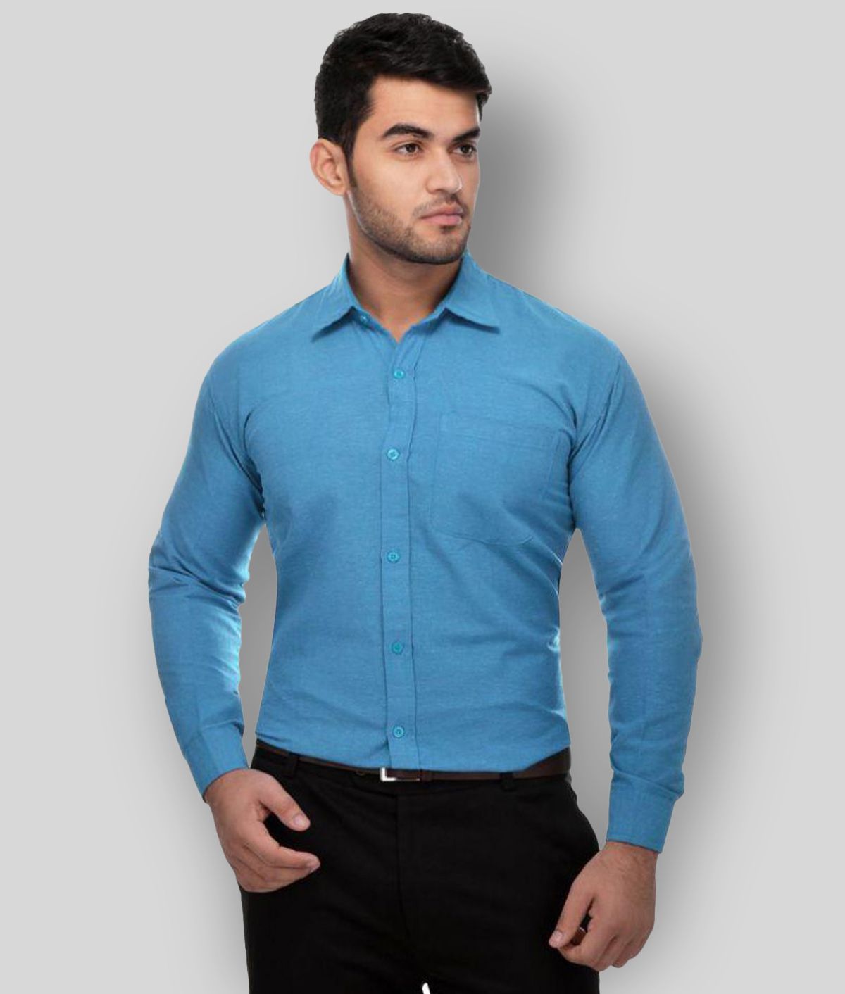     			DESHBANDHU DBK - Multicolor Cotton Regular Fit Men's Formal Shirt (Pack of 2)