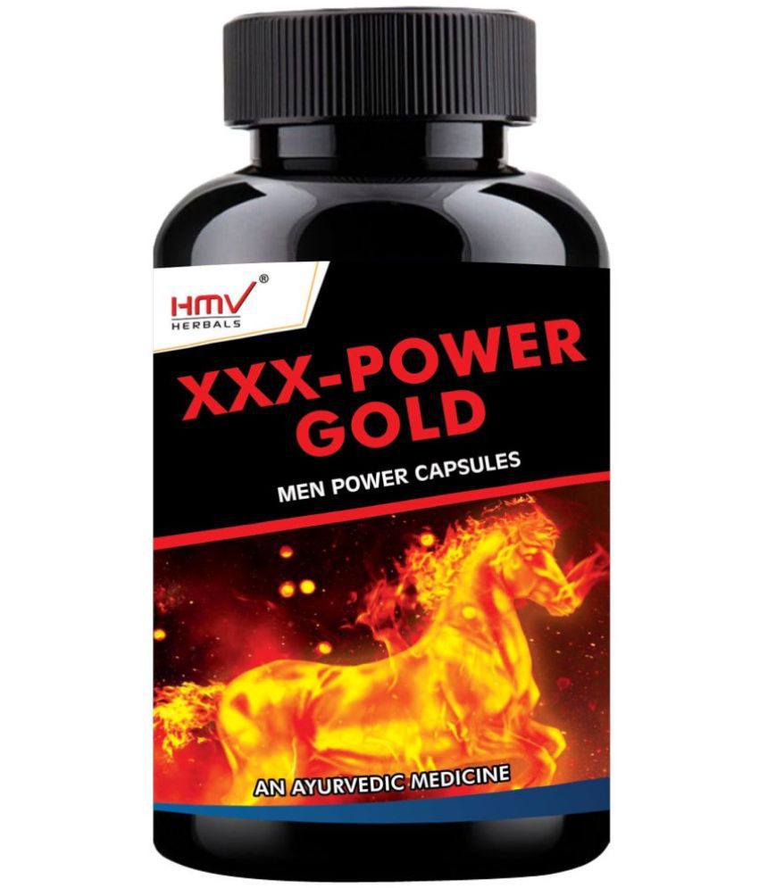 HMV Herbals XXX Power Gold Capsules for Men Herbal Capsule 30 no.s Pack Of 1