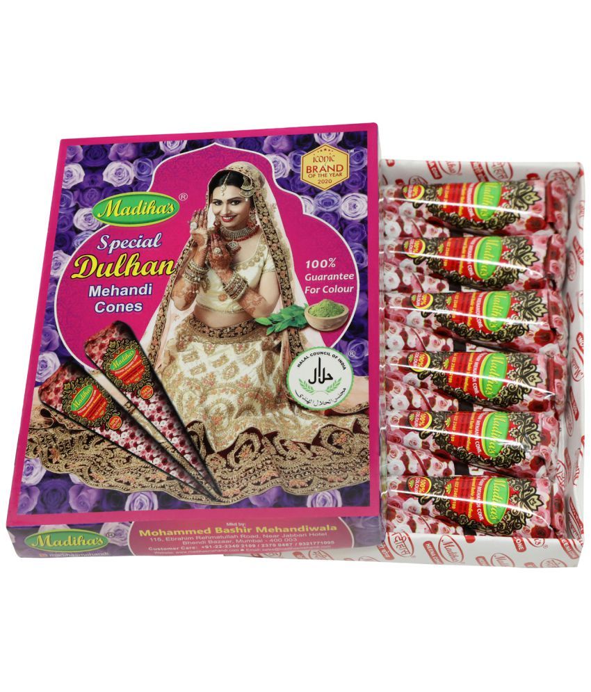 MADIHAS Henna Mehandi Cone Henna 360 g: Buy MADIHAS Henna Mehandi Cone ...