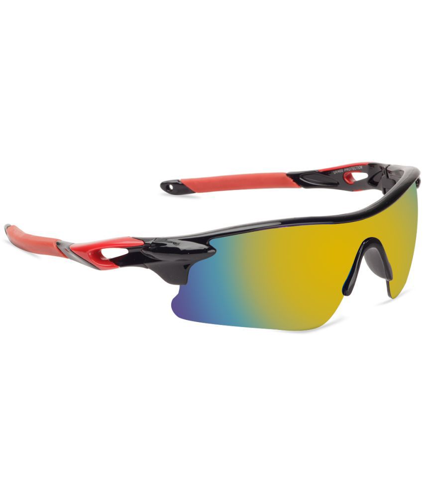 Zyaden - Multicolor Wrap Around Sunglasses Pack of 1