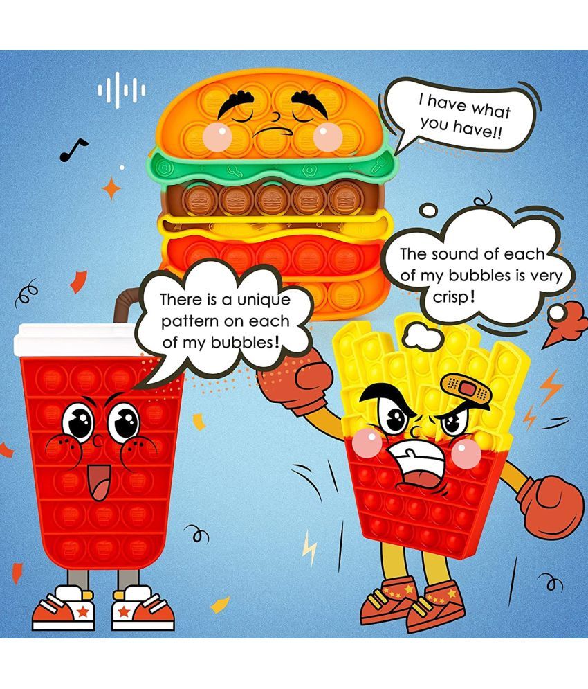 FunBlast Pop It - Popit Game, Poppet for Kids, Pop It Toy, Pop It Toys for  Kids,