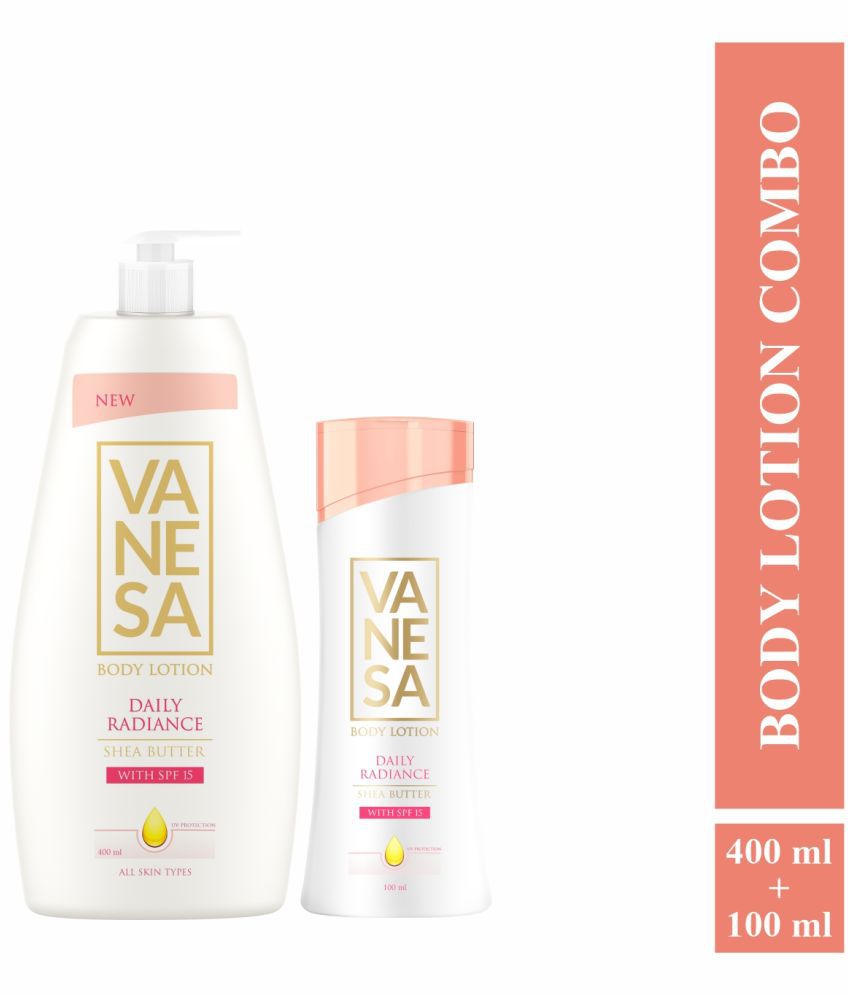     			Vanesa Daily Radiance Shea Butter 400Ml +100Ml (Pack Of 2)