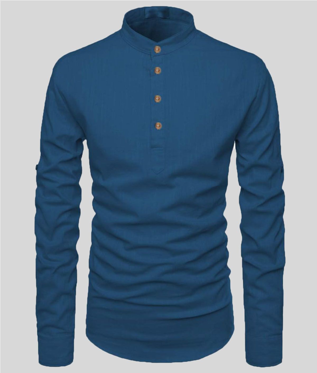     			Vida Loca - Blue Cotton Slim Fit Men's Casual Shirt (Pack of 1 )