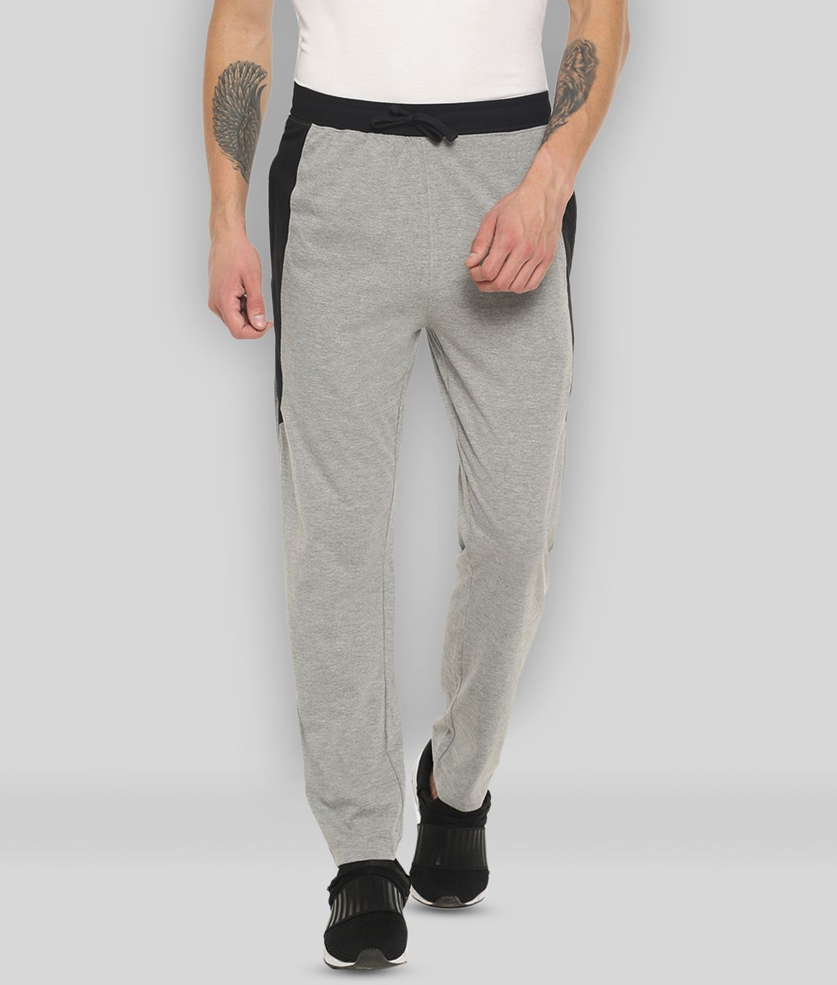     			Dollar - Grey Cotton Blend Men's Trackpants ( Pack of 1 )