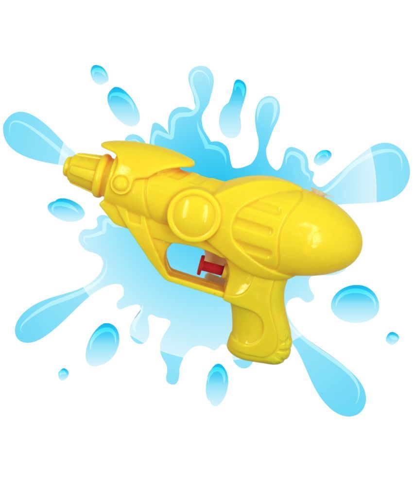     			DealBindaas Blaster Shape Holi Pichkari Water Gun Easy to Hold in Small Kids Hand Non Pressure Squirt Pistol Water Play Toy Pump