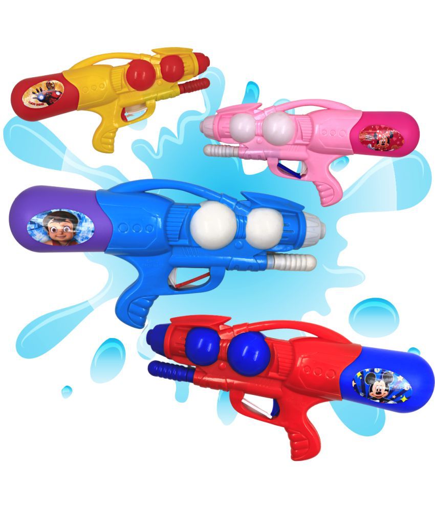     			Holi Water Gun Pichkari Toy | High-Pressure Pichkari | Non-Toxic Plastic Toy | Holi Pichkari For Kids | Pichkaaree | 3-6 Yrs - Pink