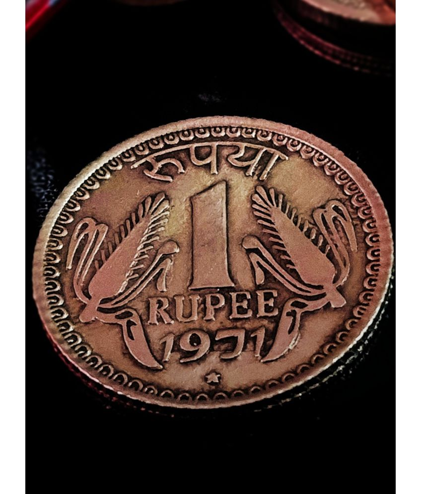     			1971 One Rupees Coin Coin Very Rare Proof Coin – Republic India Rare Coin