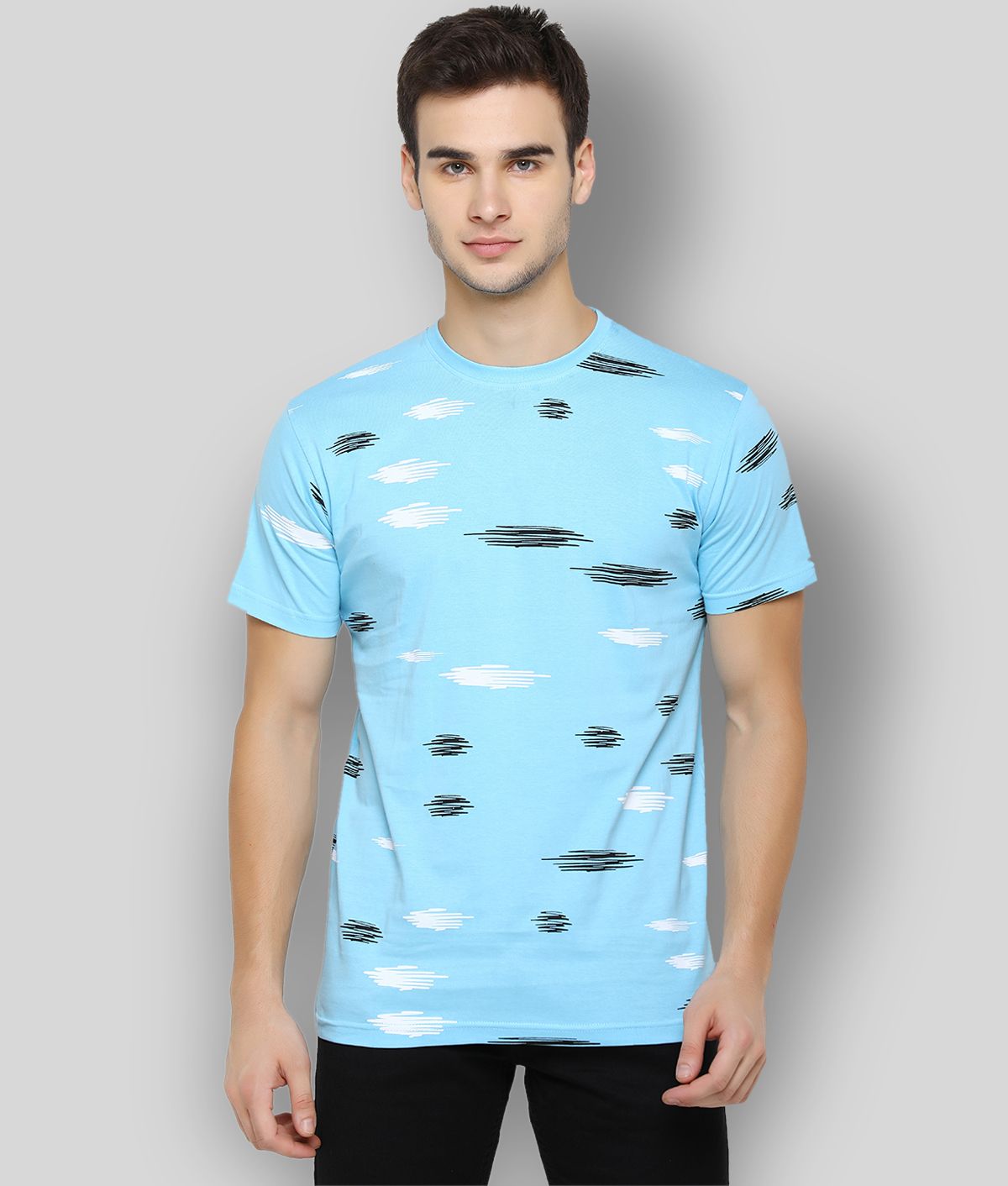Provalley - Blue 100% Cotton Regular 