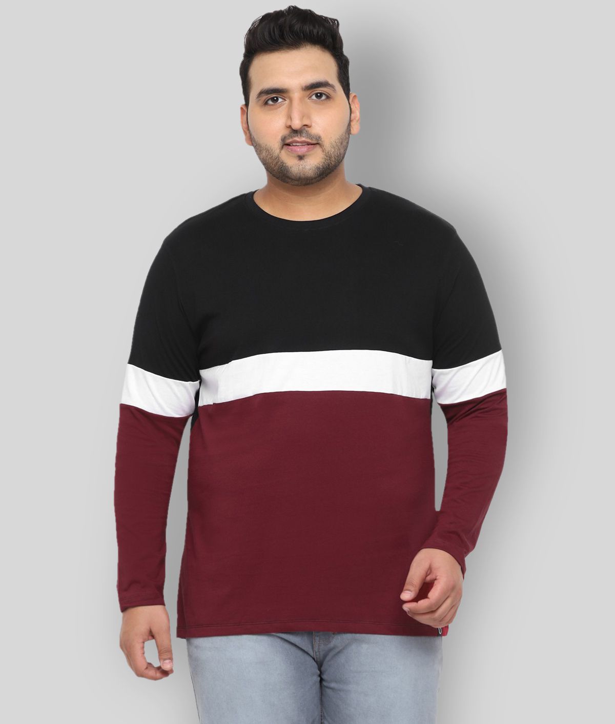     			Urbano Plus - Multicolor Cotton Regular Fit Men's T-Shirt ( Pack of 1 )