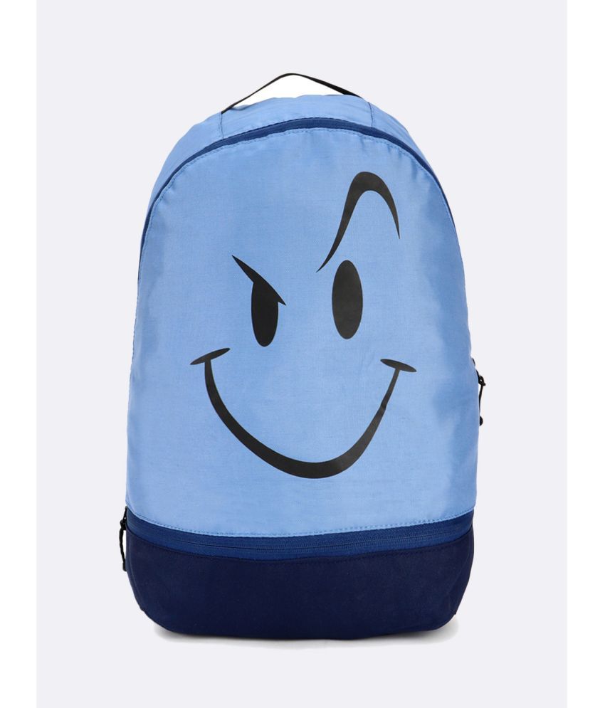     			Bewakoof - Blue PU Backpack ( 13 Ltrs ) Bag
