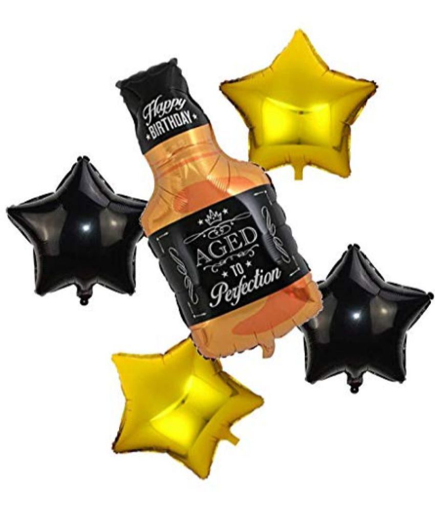     			Blooms  star and  bottle foil balloon pack