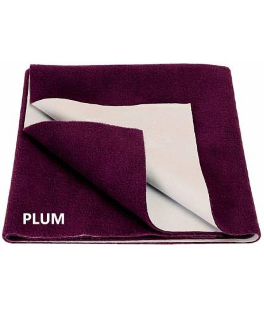 Highfy - Purple Laminated Bed Protector Sheet ( Pack of 1 )