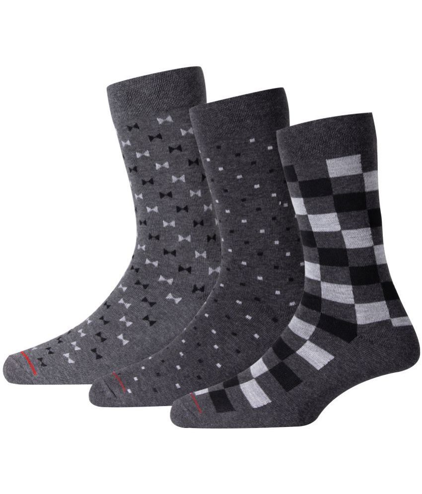     			RC. ROYAL CLASS - Black 100% Cotton Men's Full Length Socks ( Pack of 3 )