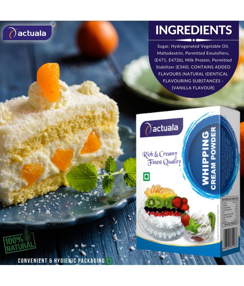 AACTUALA Baking Whipping Cream Powder 100 g Pack of 2 Buy AACTUALA