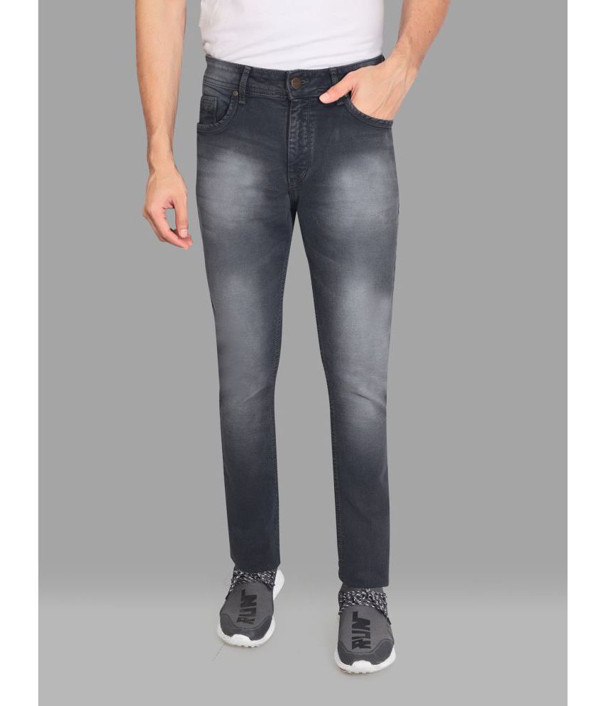     			HJ HASASI - Grey 100% Cotton Regular Fit Men's Jeans ( Pack of 1 )