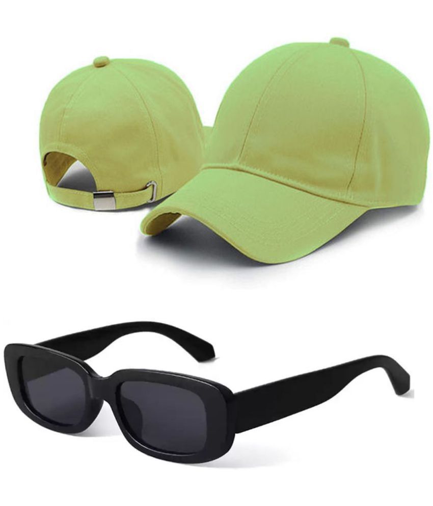     			Hills Boro - Parrot Green 100% Cotton Women's Cap ( Pack of 1 )