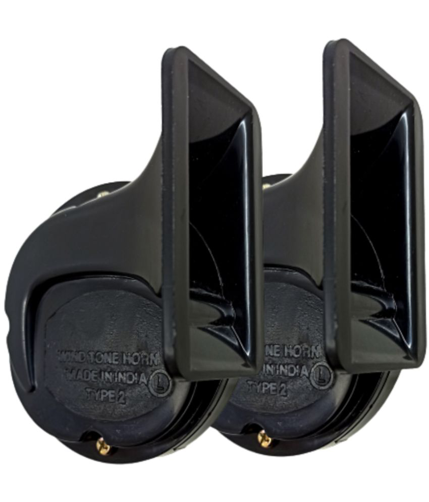 Samite Horn For Cars & Two Wheelers - Set of 2 (High & Low Tone)