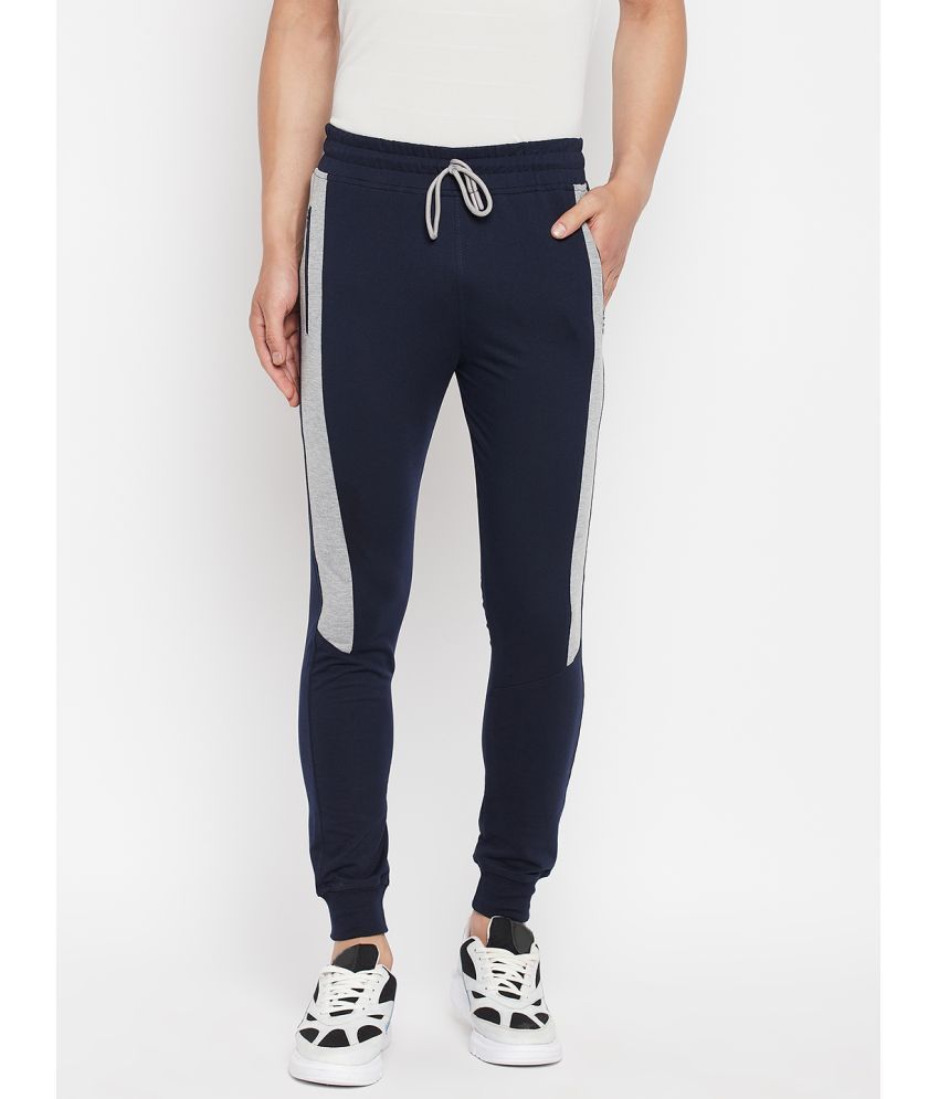     			First Krush - Navy Cotton Men's Trackpants ( Pack of 1 )