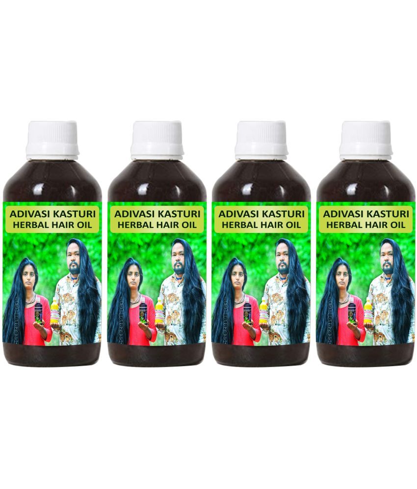     			Oilanic Adivasi Kasturi Hair Oil For Anti Hair Fall Combo of  250 mL Pack of 4