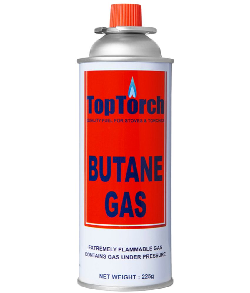     			Top Torch Portable High Pressure flame  liquefied Gas Canister 225g Can Easy to use Pack-1 Flambe Torch