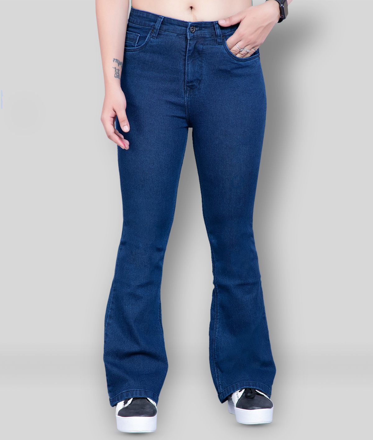 Rea-lize - Blue Cotton Blend Women's Jeans ( Pack of 1 )