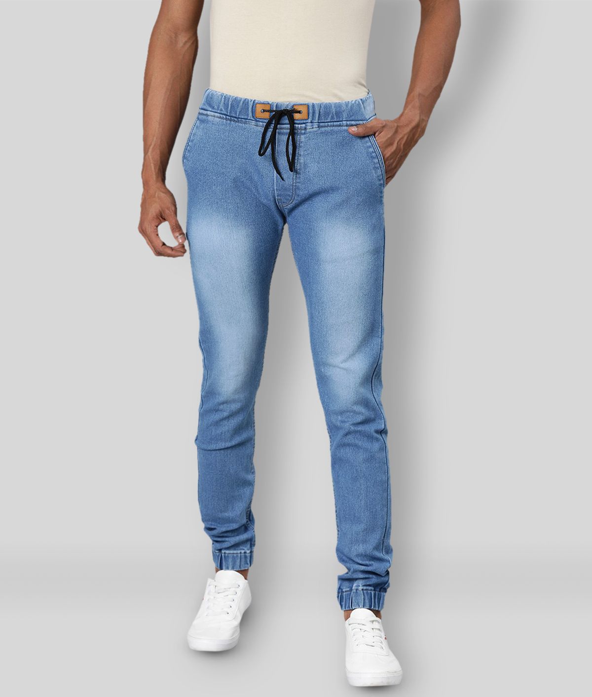     			Urbano Fashion - Light Blue Cotton Blend Slim Fit Men's Jeans ( Pack of 1 )