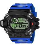 Om Collection - Blue Silicon Digital Men's Watch